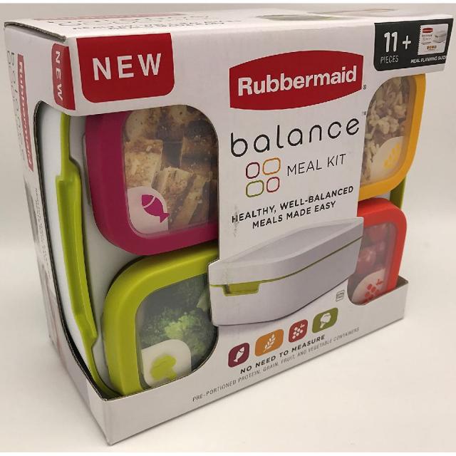 Visit the Rubbermaid Store 러버 1995511 잔액 11 조각 정식 키트 부분 제어 컨테이너, 상세페이지참조