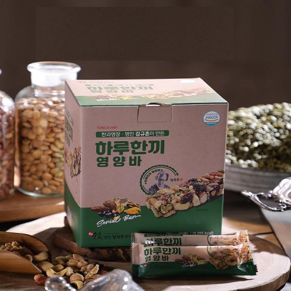 [대한민국한과명장]김규흔 하루한끼 영양바, 25g, 80개