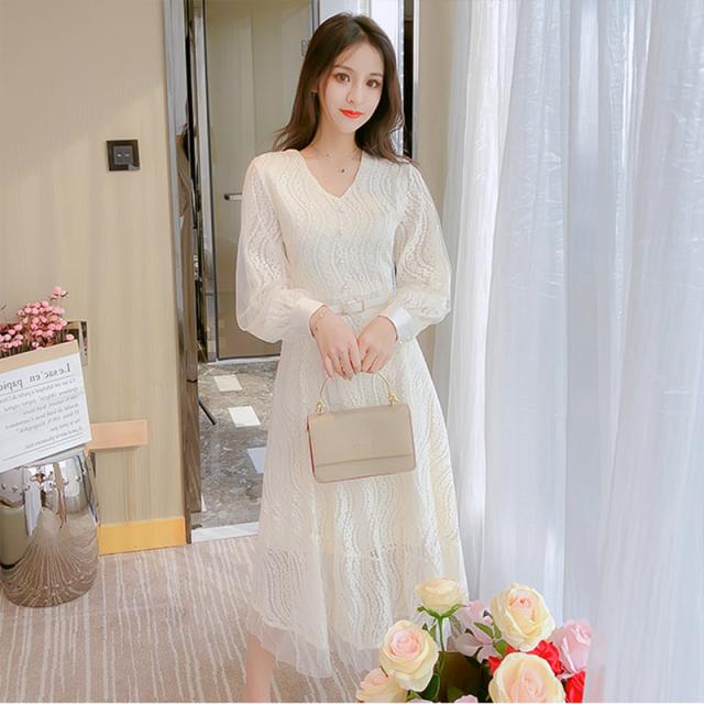 DIPYLON 여성 트레이닝복 세트 레이스 블라우스 여성복 2020 초가을 신상풍물 셔츠 스타일링 굿 이