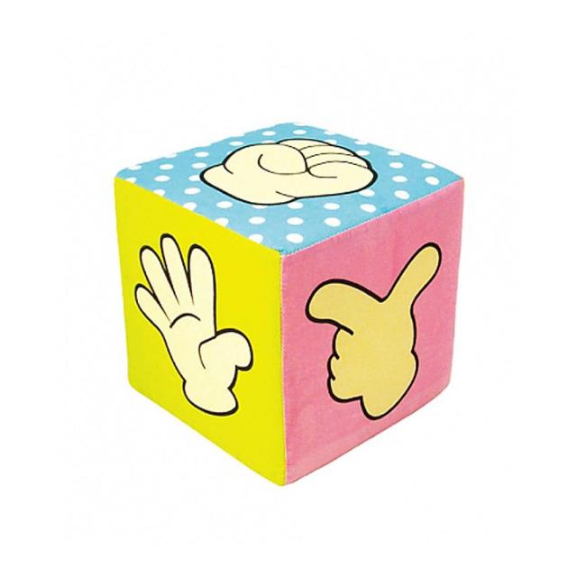 고씨네몰 주사위 가위바위보 펠트퍼즐 교육용 장난감, 단일상품