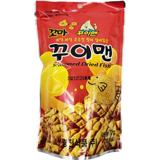 ◆the커넥트`7w◆꼬마 꾸이맨 70g 5봉 경진식품 ■제품코드91 Zlvqv 고맙습니다 1