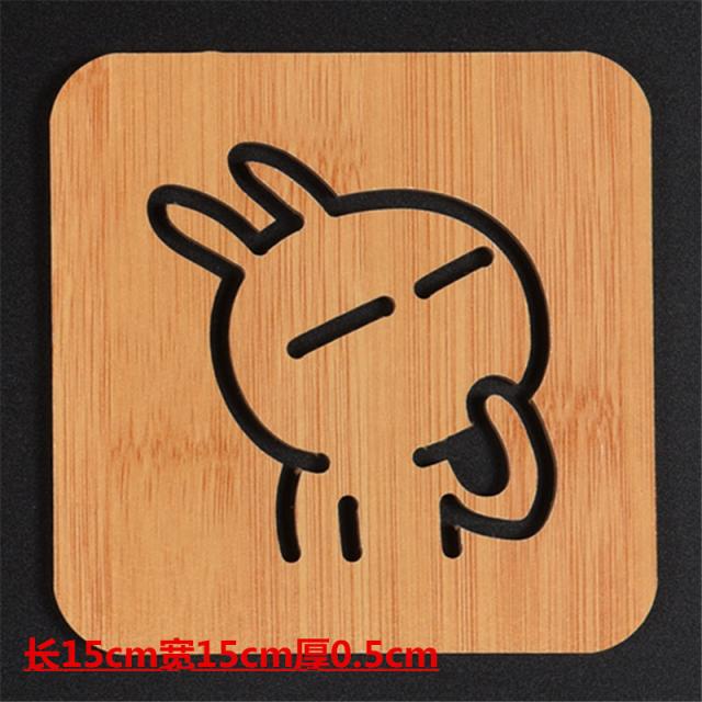 목질식 방석 방열방석 창의식탁 쟁반 깔개 가정용 파마 깔개 깔개 깔개 깔개 컵 9벌