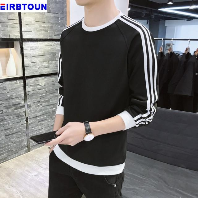 소의 삼단 줄무 모자 가위 남조 ins 학생 트렌드 백타 항풍 가을바람 삼도행렬, 블랙