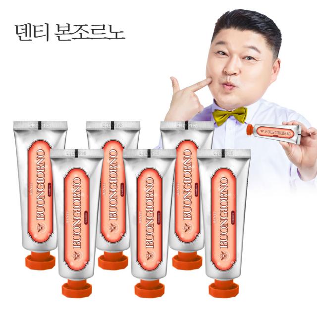 덴티본조르노 시린이치약 (100g 6개)/치약추천/칫솔추천, 단품