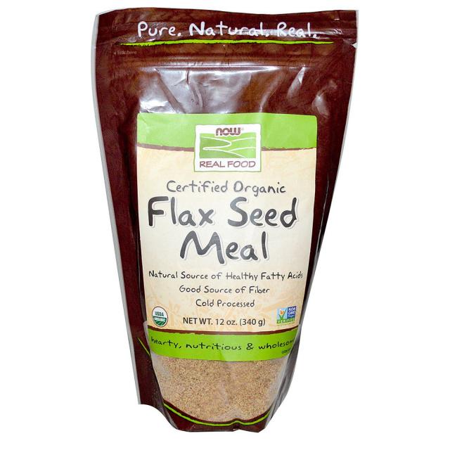 Now Foods 나우푸드 리얼 푸드 유기농 인증 아마 씨 340g Real Food Certified Organic Flax, 1개