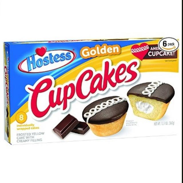 Hostess Cupcakes Golden 호스티스 컵케이크 골든 6개입, 1팩