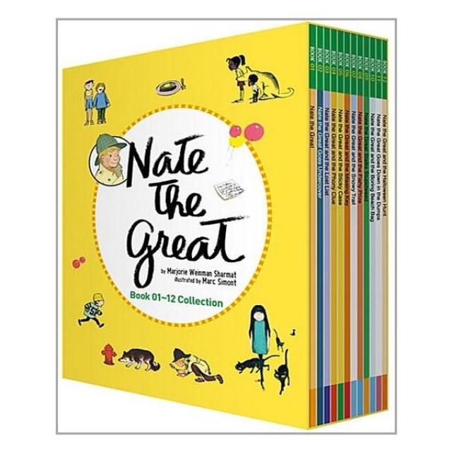 (사은품증정)Nate the Great 네이트 더 그레이트 영어원서 박스 세트 (Book 01~12) (롱테일북스)