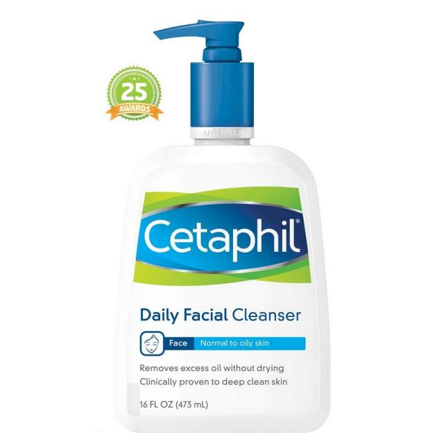 Cetaphil 수입 세타필 데일리 페이셜 클렌저 Daily Facial Cleanser 16oz(473ml) 2팩, 1개