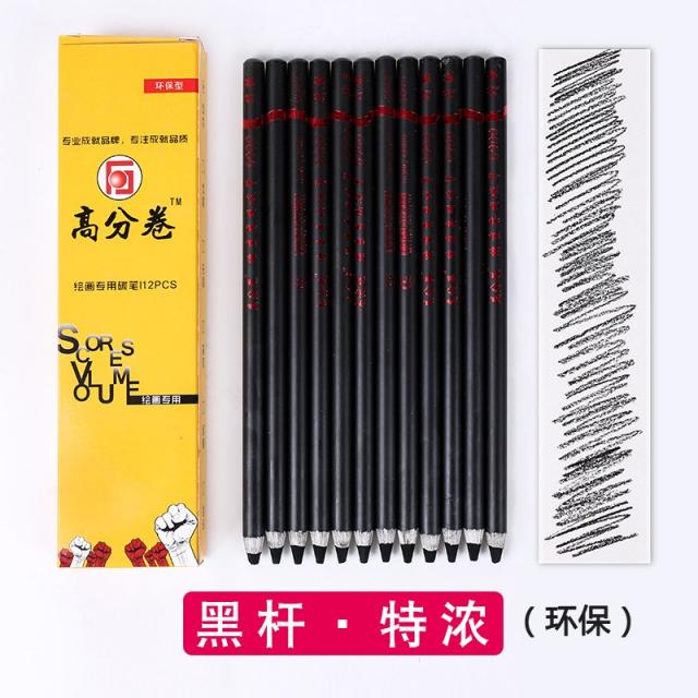 연필 높은점수 나긋 아이쉐도우 콩테 미술 도안 회화 목탄화 목탄, T02-아이쉐도우 극약한