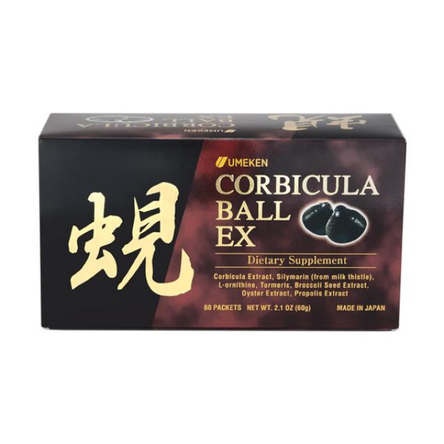 UMEKEN Corbicula Ball EX / 2 mth supply (60 packets) 우메켄 제첩엑기스 우메켄 제첩 간에 도움 피곤하신분 나른하신분 우메켄 제첩엑기스