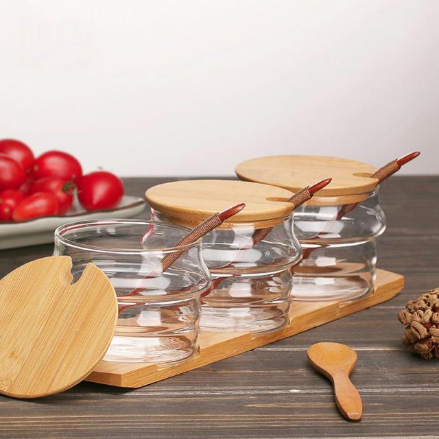 상질 설탕통 소스통 가정용 식기 보관 용기 조미료통 56호 Az1ax9, 1, 브라운 3TWG+1DT+3SZ