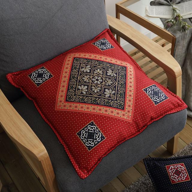 올뎃홈 방석 4종 돈방석 식당용 사무실용 회사용 다용도방석 집들이선물 방석솜포함, 02.인디고방석(솜포함)-레드