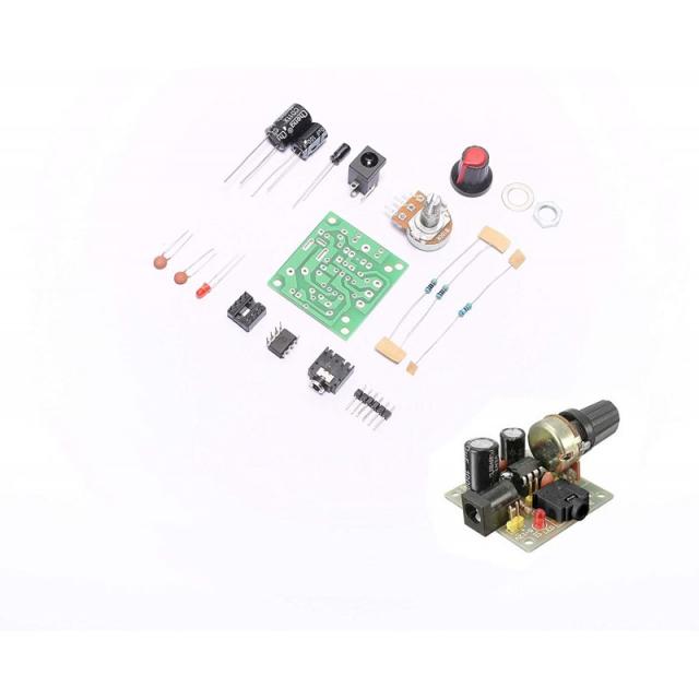 DEVMO LM386 슈퍼 미니 오디오 앰프 DIY 키트 보드 35x37mm 3-12V - 미분양: 컴퓨터 및 액세서리, 단일옵션