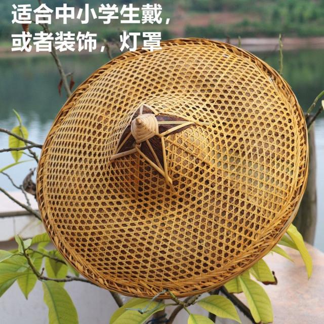 버킷햇 Square fisherman farmers Summer Kindergarten travel fishermen outdoor bamboo grass hat men's G rain cap-632057018452