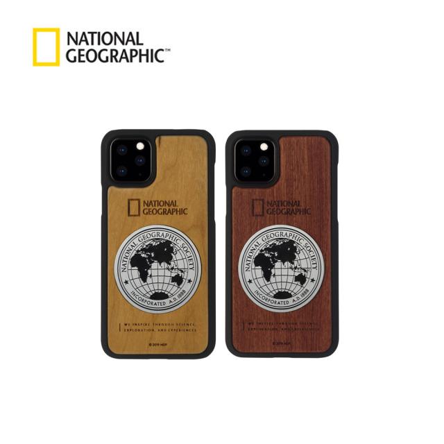 내셔널지오그래픽 메탈 데코 우드 - 아이폰11 프로 맥스 케이스 휴대폰