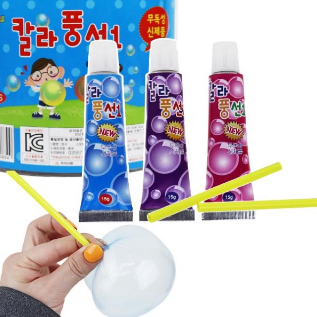 (대진) 칼라풍선 1개 매직벌룬 풍선불기