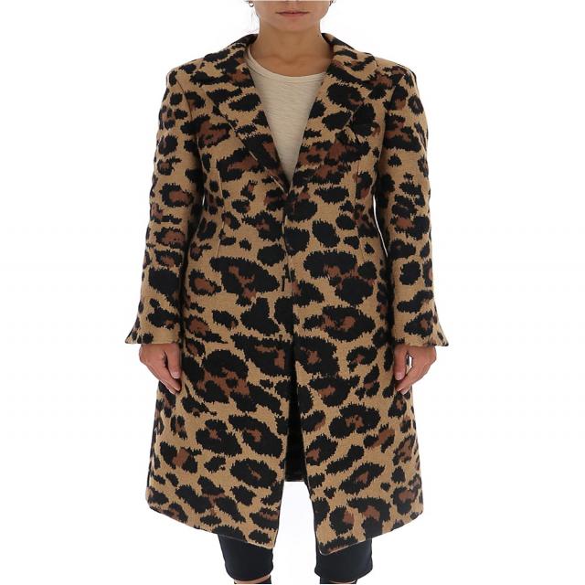 [보테가 베네타] BOTTEGA VENETA leopard wool coat 589685VKCK09823