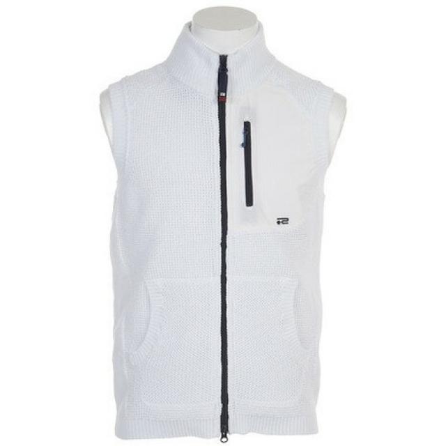 러 서 센（ROSASEN） 다소의 상얼룩 있어 이기 때문에대 봉사 골프 웨어 베스트 코튼 폴리 베스트 044-4727, 화이트