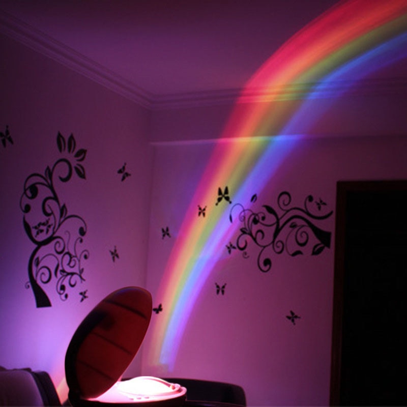 3 모드 rgb led 램프 달걀 모양의 무지개 프로젝터 빛 다채로운 led 크리 에이 티브 나이트 라이트 로맨틱 매직 어린이 침실 장식