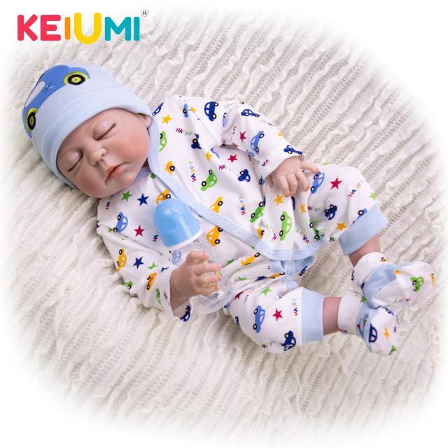 KEIUMI 23 -INCH Full -Glue Rebirth Doll Simulation Baby, 서두르다