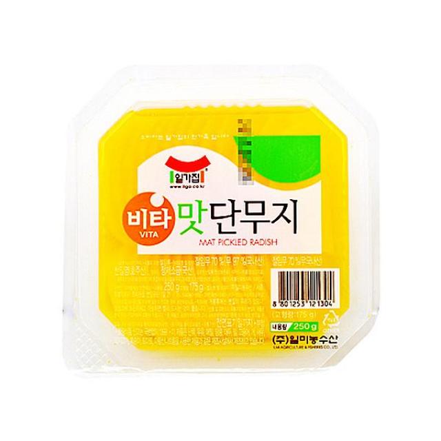 일미농수산 마감 10분전 내일은 없다 희귀성 비타 일가집 맛단무지 250g, 1