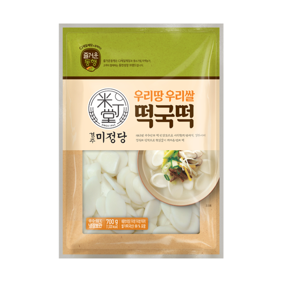 제일제당 즐거운동행 미정당 우리땅우리쌀떡국떡 700g, 단일상품