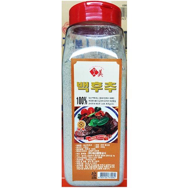 백후추가루 태산 450g X20 식재료용품 업소용루 식당, 1개