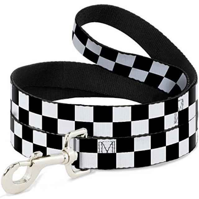 Buckle Down ”Lode Scotland Yard Checker Midnight Blue/White Dog Leash 6' 버클 다운 ”광맥 스코틀랜드 야드 검사기 Mid, 1