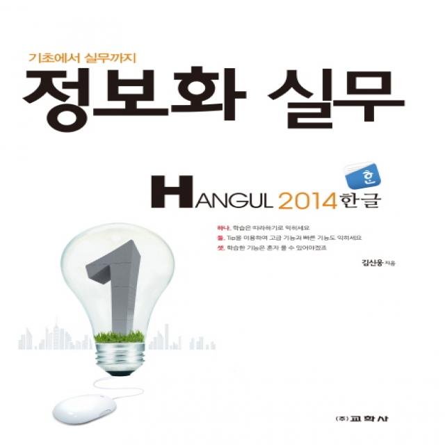 기초에서 실무까지 정보화 실무: Hangul 2014(한글), 교학사