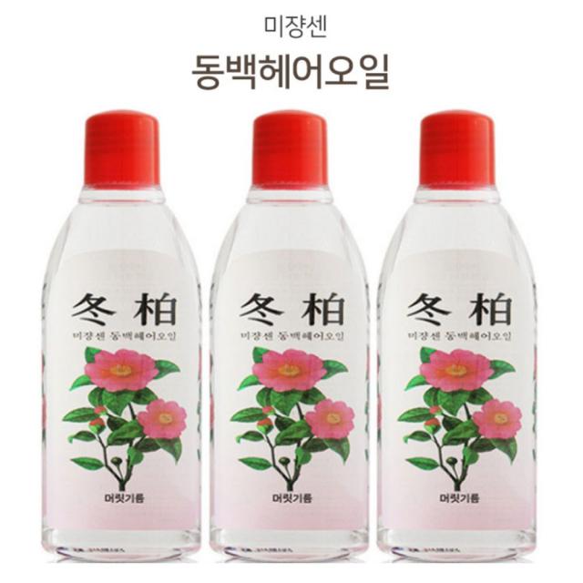 [투엠샵] 미 쟝 센 동백오일 185ml [헤어오일 머릿기름 동백오일 헤어에센스], 3개