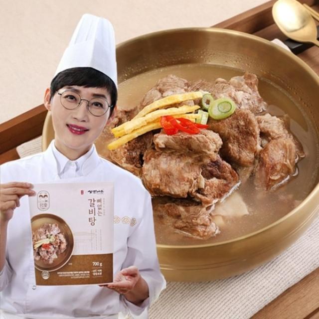 팽현숙 삼원가든 뼈없는 갈비탕 700g*10팩, 단품