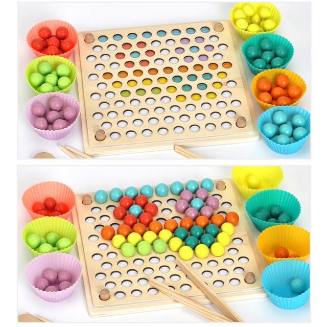 젓가락 숟가락 집게 사용법 놀이 게임 교육교구 감각