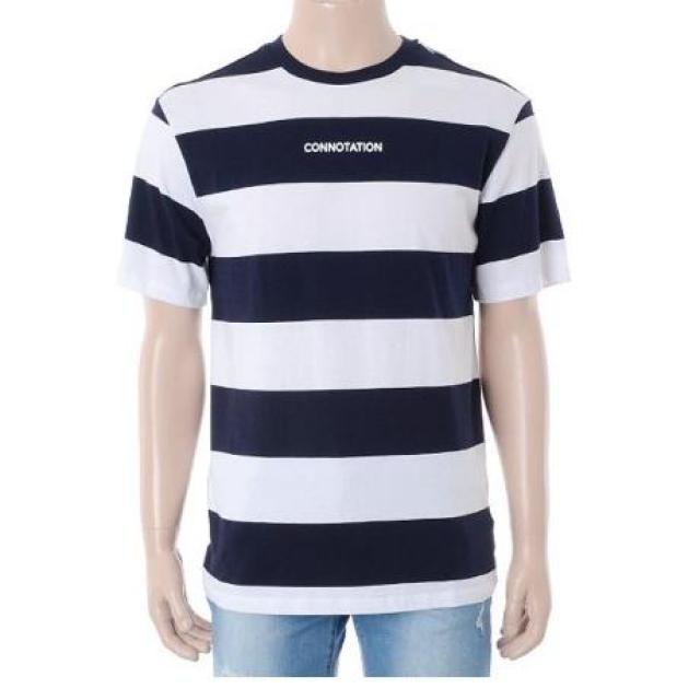 클라이드앤 [연휴 맞이 빅세일!!!] 남녀공용 빅 스트라이프 반팔티셔츠 CJBTS210U