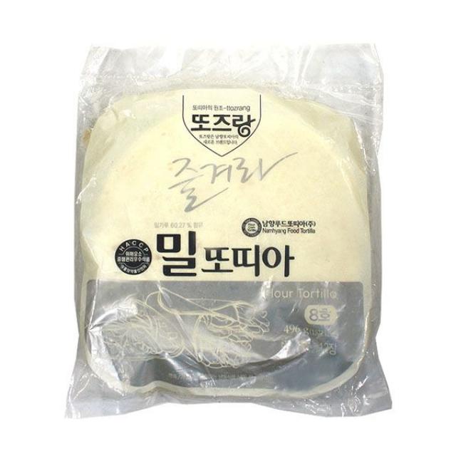 남향푸드코리아 (냉동)또즈랑 밀또띠아8호(496g-12장) 치즈 또띠아치즈 냉동치즈 가공식품 식자재, 상품선택, 상품선택