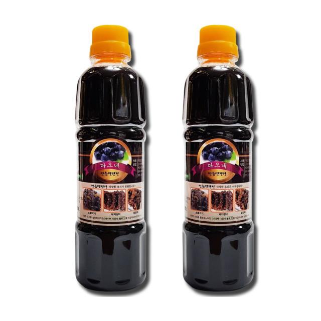 일촌 다오네 만능맛간장500mlx2 갈비에 잘 어울리는 만능 간장, 2개, 500ml