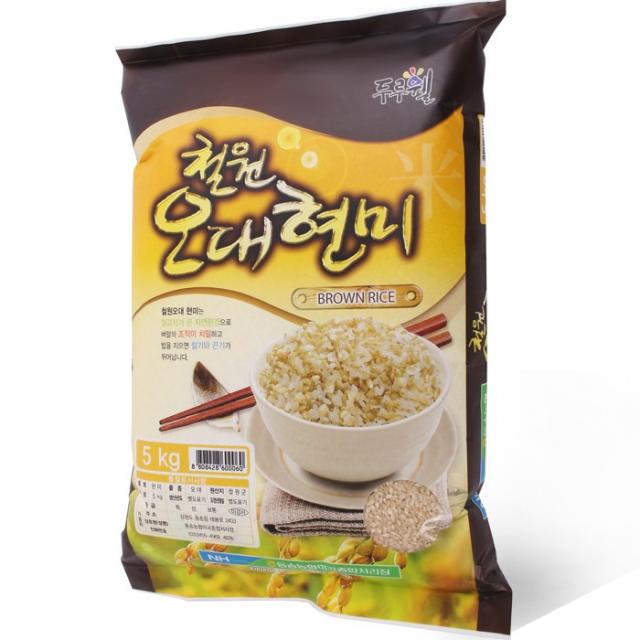 두루웰 동송농협 메뚜기표 2019년산 철원오대현미 5kg, 2포