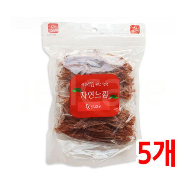 자연느낌 순 오리고기 200g x 5개 /반려견 수제간식/, 상세페이지 참조