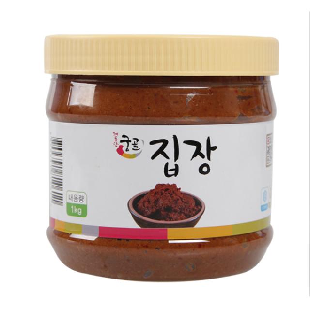 계룡산 궁골 전통 방식으로 만든 맛있는 집장 1Kg 등겨장 국내산100% 사회적기업제품 보리등겨장, 집장1Kg