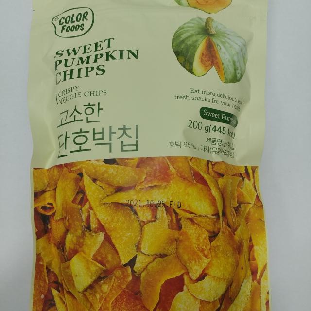 킴스클럽 고소한 단호박칩(200g), 5봉, 200g