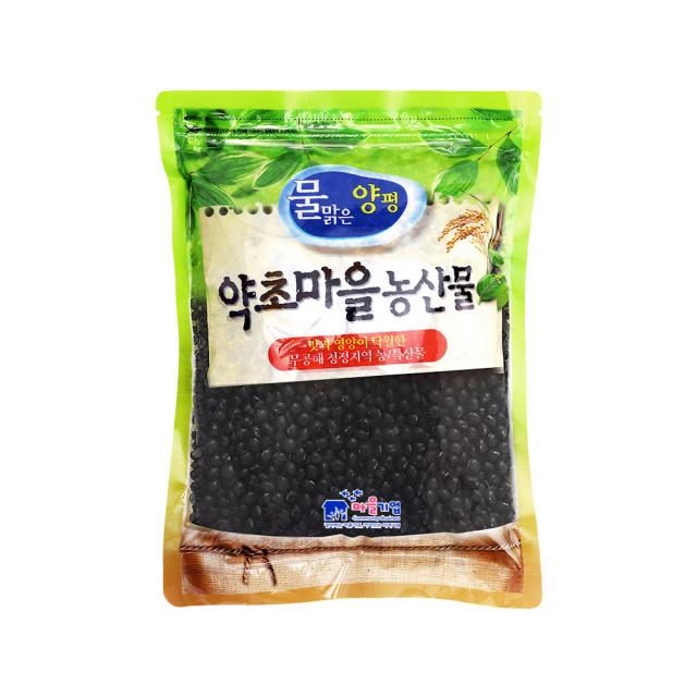 증안리약초마을 햇곡국산 토종 속청 서리태 검은콩 600g 2021년 햇곡, 1개