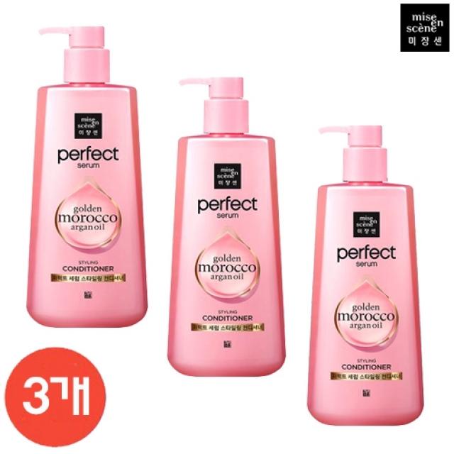 다봄마켓 [미쟝센]Perfect serum STYLING 스타일링 컨디셔너 680ml 3개, 1개