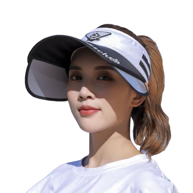 기스모 긴챙 접이식 선바이저 썬캡, 블랙