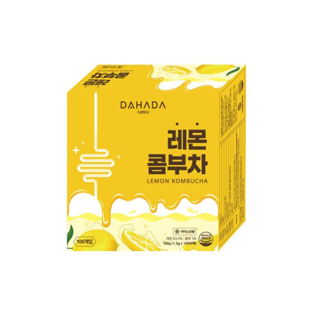 다하다 레몬콤부차 100티백 1.5g*100, 석류콤부차100티백