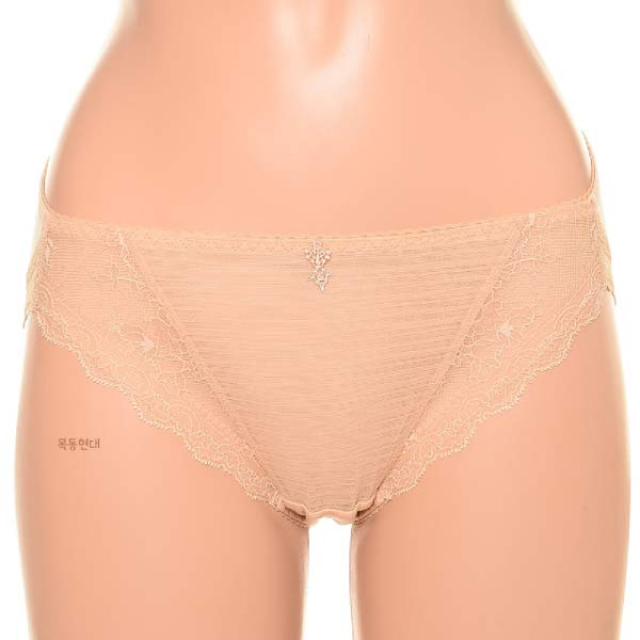 [현대백화점][비너스]이하늬광고 내몸에 맞는 편안함을 기억하다 메모리미 면스판 힙레이스 삼각팬티 VPT09