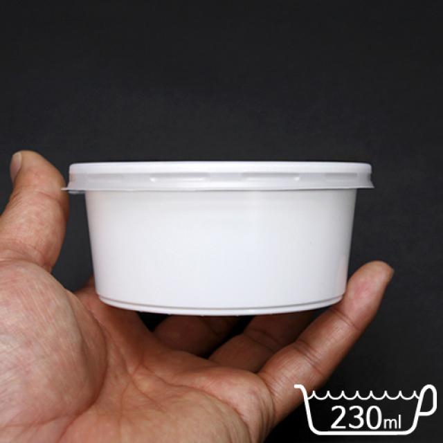 JW 104국소 원형용기 국포장 반찬용기 일회용 배달용기 1000개 세트, 1박스