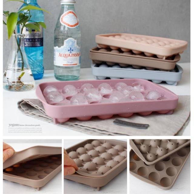 시원한위스키 실리콘 구슬얼음몰드 얼음모양 얼음음료 냉커피 얼음틀 모양 카페