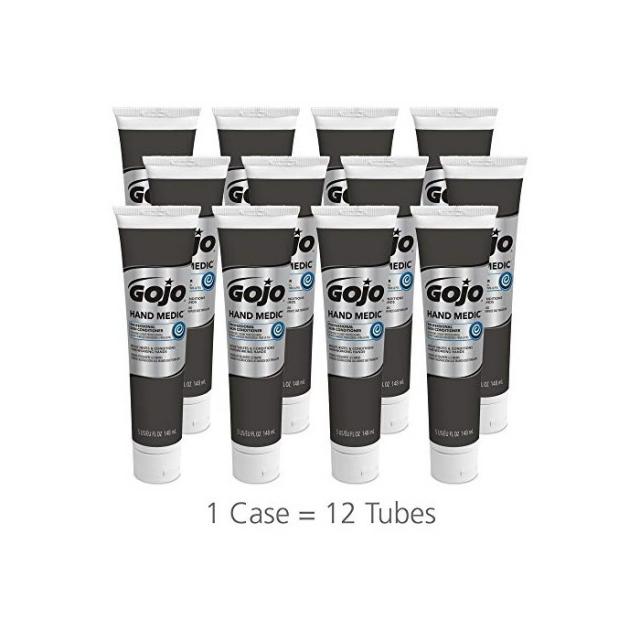 GOJO HAND MEDIC Professional Skin Conditioner Fragrance Free 5 fl oz Conditioner Portable Squeeze Tubes (Case of 12) - 8150-12, One Size, One Color