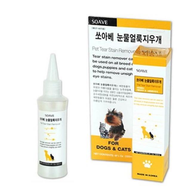 GBW4ABDCA 위생 제거 용픔 눈꼽 눈곱 눈물 애견 120ml 얼굴세정 강아지 얼룩 용품 지우개 눈세정제 관리 반려견 이발기/브러쉬, 도매24 1