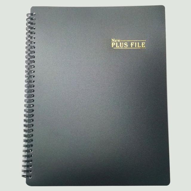 60매 60P 스프링 악보화일 음악화일 성가대 합창단 악보화일 뉴플러스 흑색 A4
