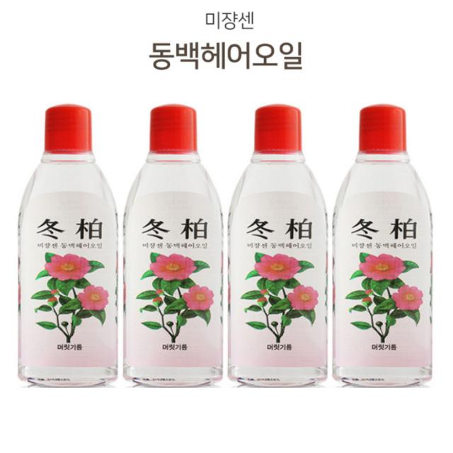 [투엠샵] 미 쟝 센 동백오일 185ml [헤어오일 머릿기름 동백오일 헤어에센스], 4개